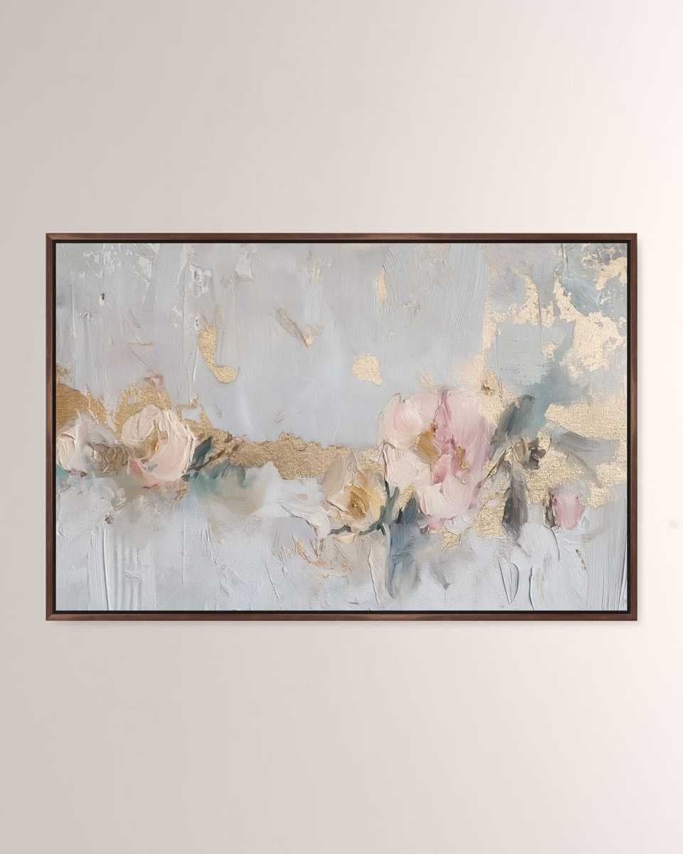 "Velvet Alloy III" Framed Giclee on Canvas